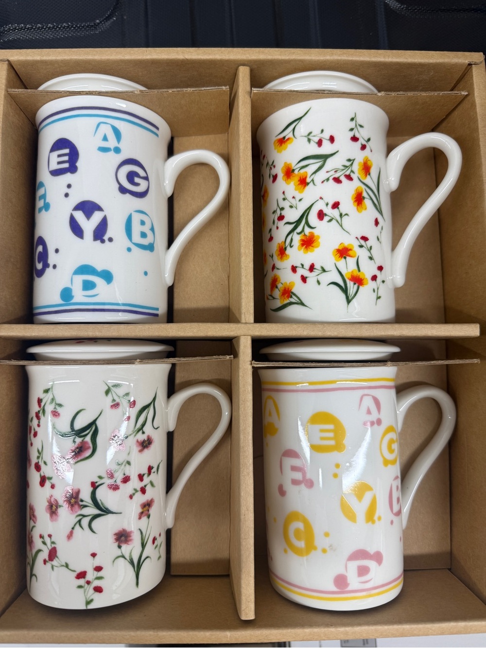 Ethos Ceramic Mugs with Tops